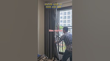 Thi công rèm vải và rèm cầu vòng ở tòa nhà chung cư quận 12 #thinhhanh #nhadep #nhactre