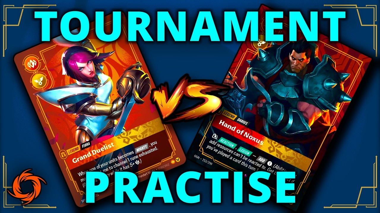 I live tested Darius and Fiora for 10 hours, to practise for the upcoming 1000€ tournament!