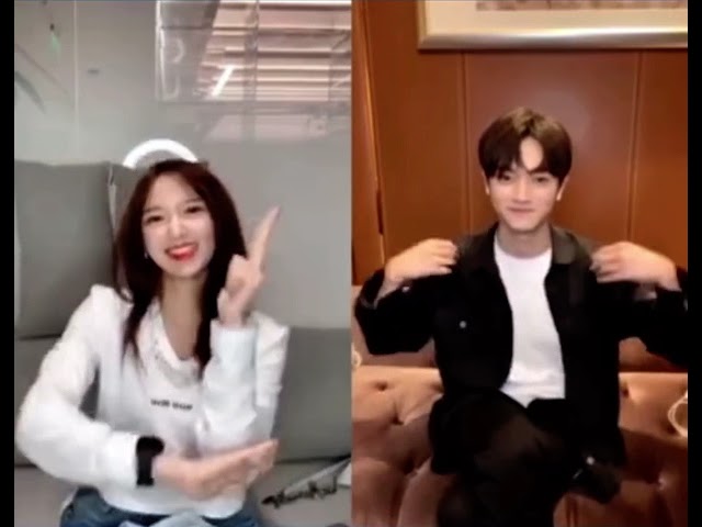 Xu Kai and Cheng Xiao Dance on livestream class=