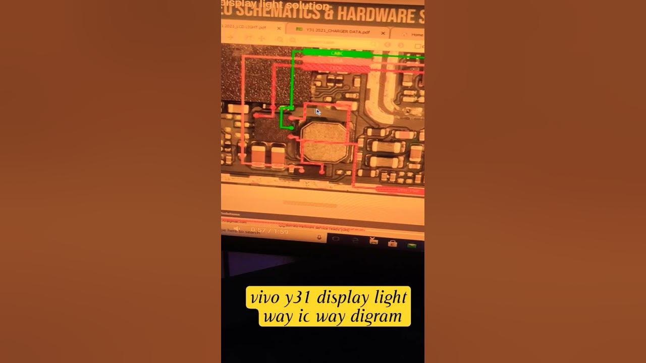 vivo y31 display light way digram light ic way digram shorts way 
