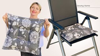 Make Your Seat Cushion For Any Chair / And Only For 15 Minutes