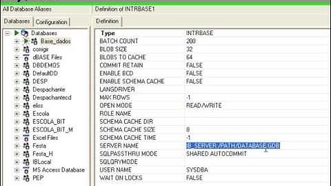 Delphi 7 - Aula Conexão entre BDE e Interbase