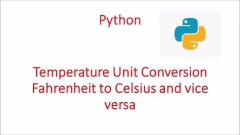 Python Temperature unit conversion program || Basic programming skill || Fahrenheit to Celsius ||