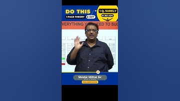 Most Asked Concept In JEE | #smsir #vyasedification #ytshorts #jee2023 #neet