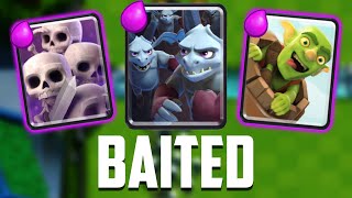 Clash Royale - BAITED! New Favorite Deck