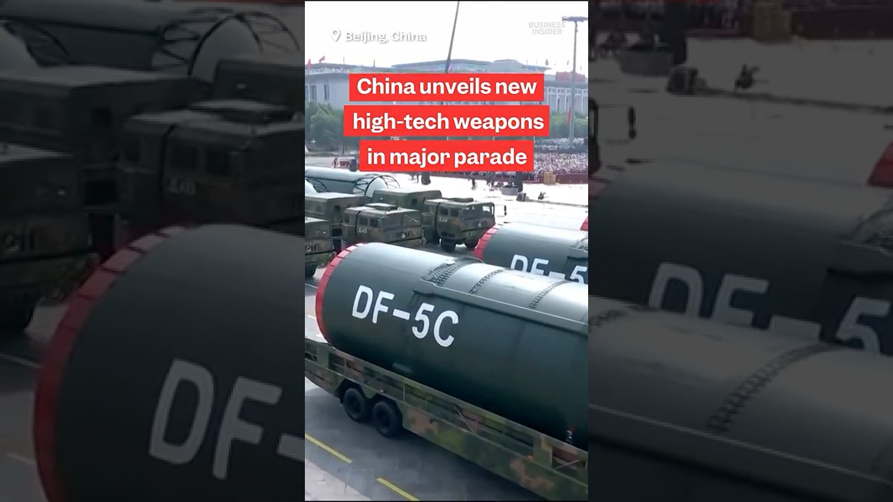 #Military #parade showcases China's newest missiles, underwater drones, tanks, and #defense systems
