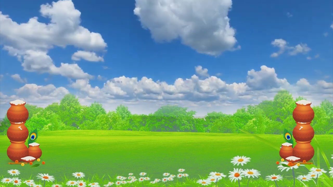 janmashtami background || lord krishna green screen || animated lord krishna green screen