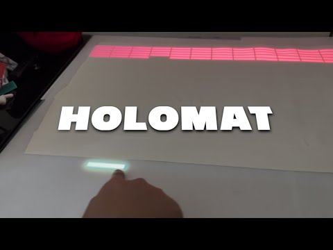 HOLOMAT: Touchless ROS 2 UI (Hand + Voice)