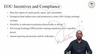 Lecture 15 - Policy Framework for EOU, EPZ, FTZ