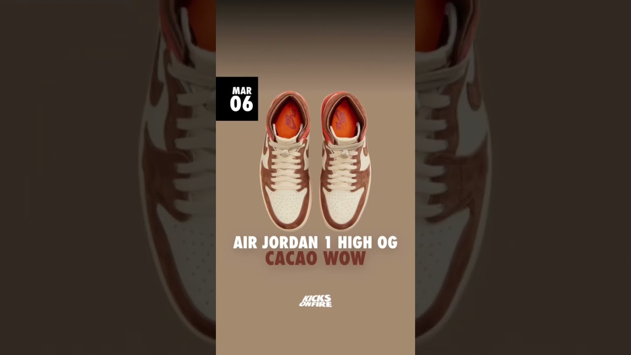 The all new women’s “Cacao Wow” Jordan 1 drops soon. Materials on these look A1 🔥🙌🏽