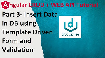 Angular Crud + Web API | Template Driven Form In Angular | Insert Data Using Template Driven Form