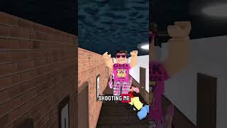 TROLLING the SERVER WITH FAKE GUN On MURDER MYSTERY 2 😱 #roblox #robloxshorts #mm2