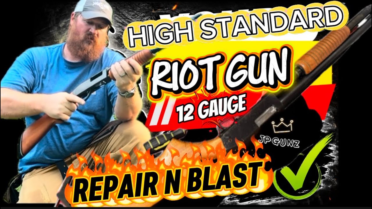 High Standard Riot Shotgun Repair & Range Test | Simple Fix, Great