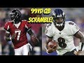 MIKE VICK VS LAMAR JACKSON! WHO CAN GET A 99YD QB SCRAMBLE FIRST?!?