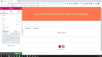 Elementor Content Switcher Without Plugin
