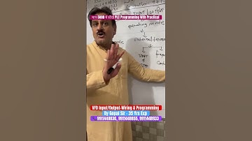 VFD Drive Input/Output-Wiring & Programming Online & Offline Classes by Gopal Sir #shorts #plc #vfd