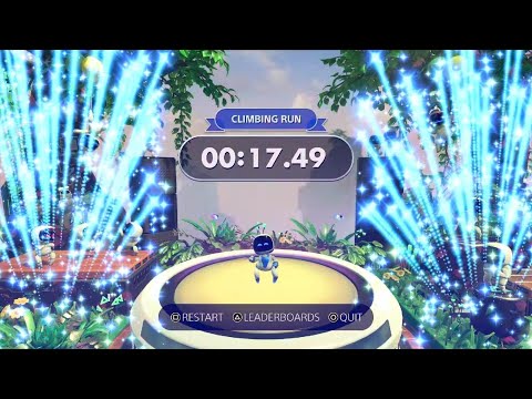 ASTROu0027s PLAYROOM Climbing Run Speedrun in 17.49