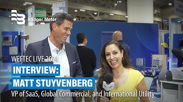 The Role of Data in the Water Management Process | WEFTEC Live24 | Badger Meter