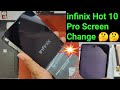 infinix hot 10 pro display replacement || how to change infinix lcd screen folder combo