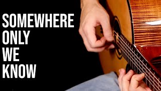 PDF Sample Somewhere Only We Know / Keane Fingerstyle Guitar guitar tab & chords by Gareth Evans.