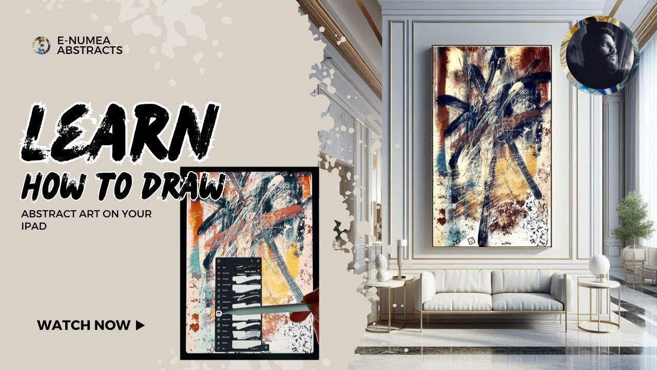 How to Draw Abstract Art on Your iPad | Digital Art Tutorial ...