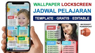 Tutorial Cara Membuat Lockscreen Jadwal Pelajaran atau Kuliah [ Aesthetic ] | Penulis Cilik