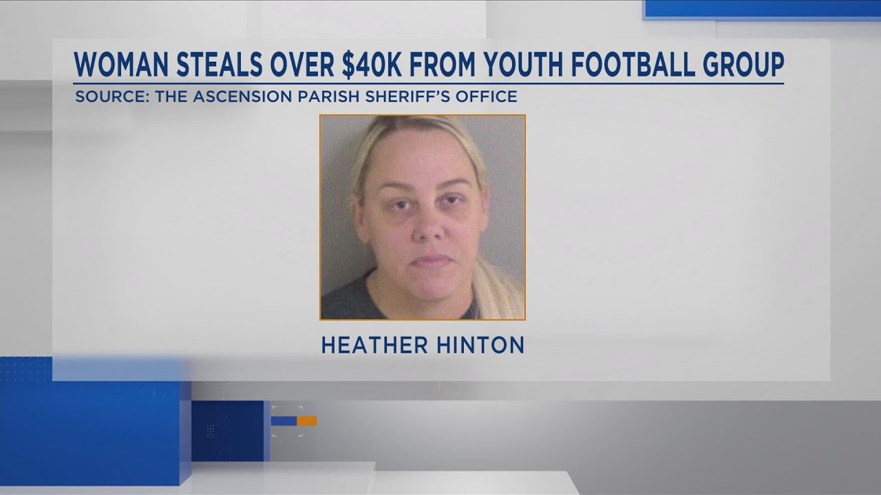 Woman accused of stealing over $40K from youth football group - YouTube