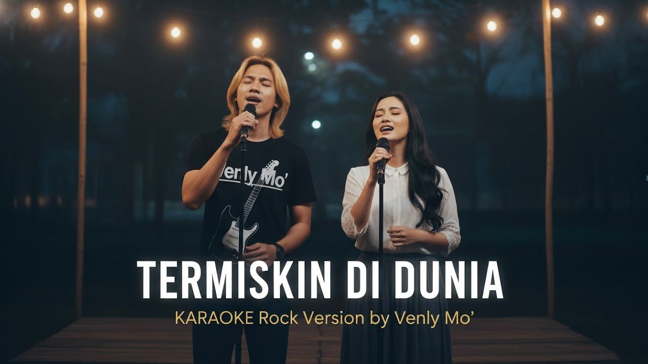 TERMISKIN DI DUNIA 🖤 (Hamdan ATT) KARAOKE Rock Version by Venly Mo'