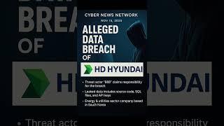 HD Hyundai #cyberattack #hyundai