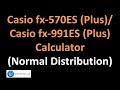 Understanding Normal Distribution with Casio Calculators