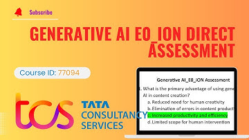 Generative_AI E0_iON Direct assessment answers | 77094 course answers