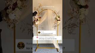 Spill bunga apa aja di dekor oval ku ini #diy #wedding #dekorasi #flowers #artificial
