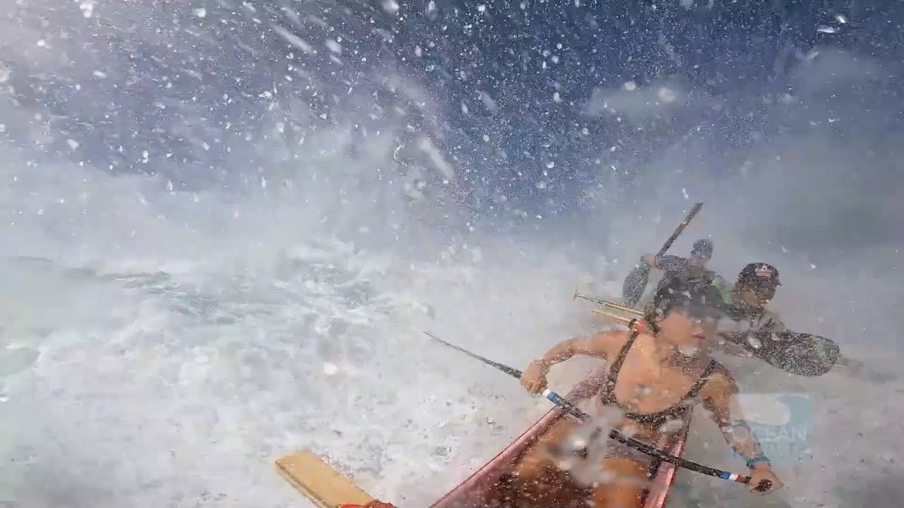 Surfing over 2 minutes on canoe - like Duke Kahanamoku