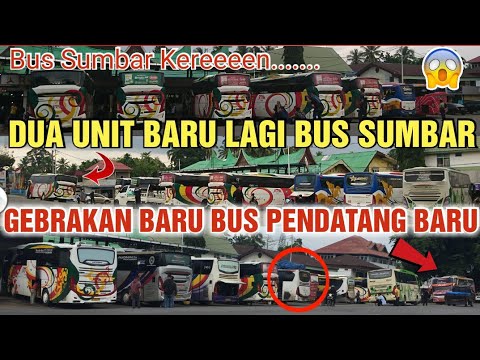 BUS SUMBAR KEREEEEN...!!! DUA UNIT BARU LAGI GEBRAKAN BUS PENDATANG BARU #PALALA #NPM #UMEGA #SCBD