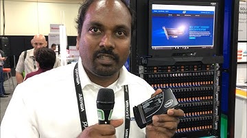 VMworld 2017 US - at Supermicro, Vik Malyala shows us Intel servers featuring Optane and vSAN