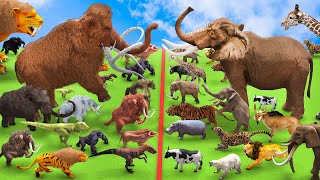 Animal Epic Battle Prehistoric Mammals VS Modern Mammals Size Animal Revolt Battle Simulator