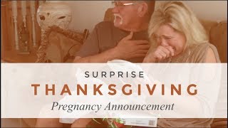 Surprise Thanksgiving Pregnancy Announcement!