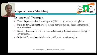 Software Engineering |Requirement Modeling |snsinstitutions 