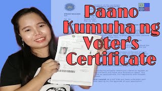 Paano kumuha ng Voter's Certificate|Bless Vlog