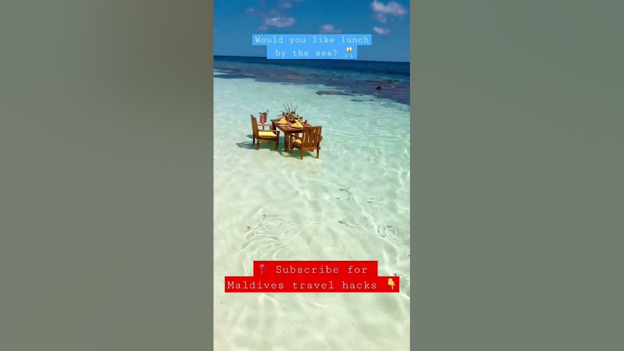 Maldives Travel Hack…🥂Relaxing & Calm shorts travel maldives YouTube