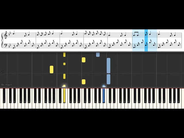 easy piano tutorial- mehrdad asemani aroosak(slow) آموزش آسان پیانو مهرداد آسمانی عروسک (مادر)