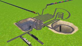 Impossible Railway Track Maze  | Crazy Train Track Challenge! 🔥 screenshot 2