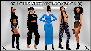 DESIGNER | LOUIS VUITTON LOOKBOOK (Part 2) | CC LINKS || SIMS 4