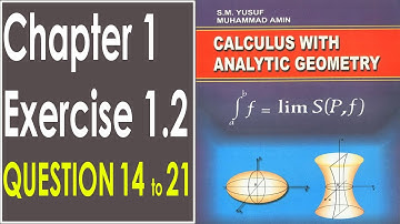 BSc - Chapter 1 Exercise 1.2  Question 14 to 21 | OFW