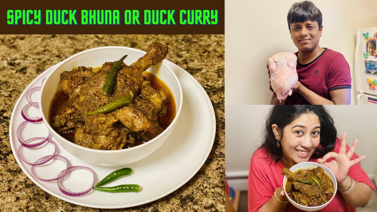 Duck Bhuna Recipe | Spicy Duck Curry Recipe | Village Style Spicy Duck Curry | How To Cut Duck | Salankara Sen