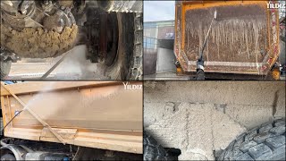 1 Tonne Lighter After Washing! How to wash Dirty Truck ? #satisfying #asmr