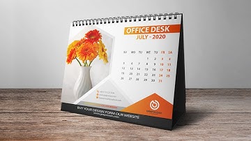How to make a professional desk calendar - Photoshop Cc Tutorial