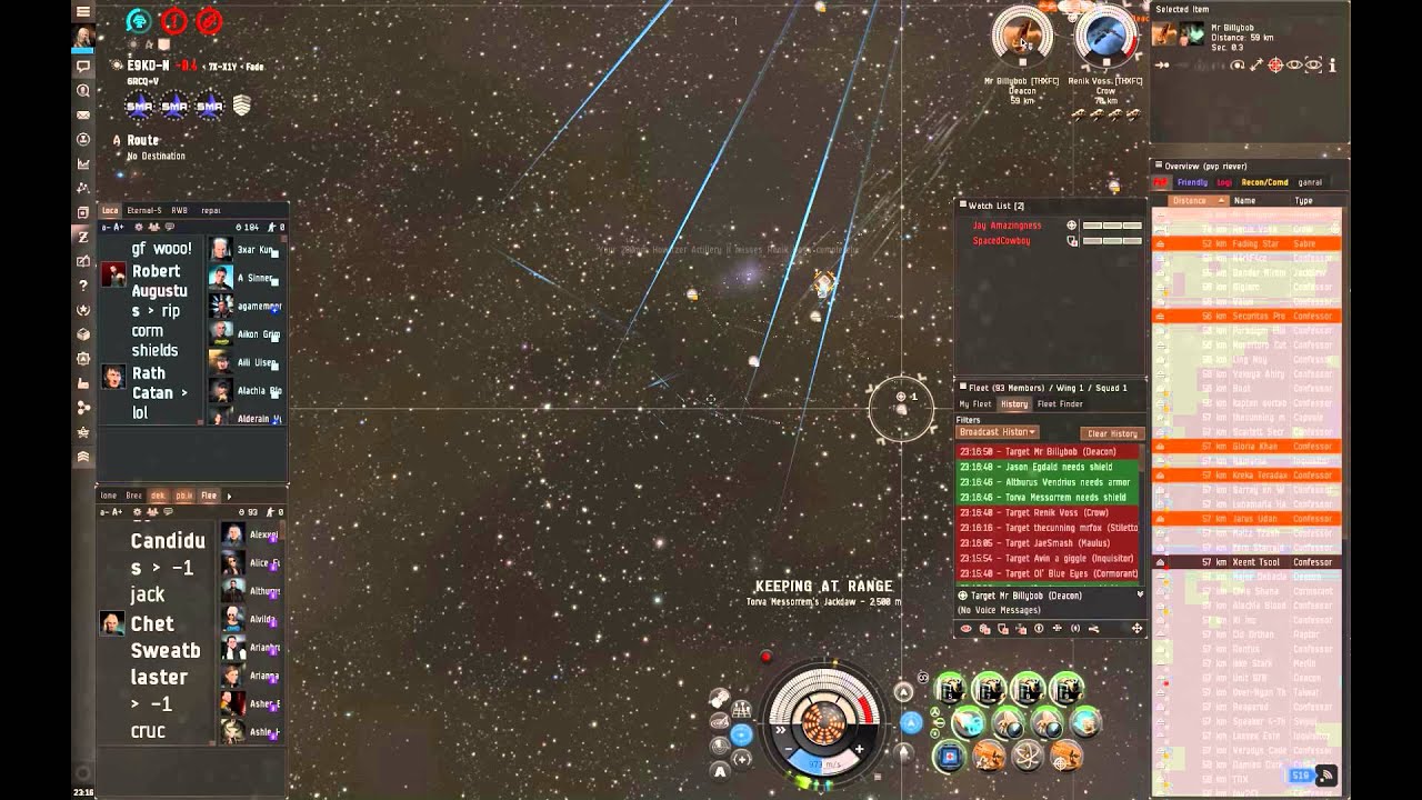 EVE Online Goonfleet fleet battle