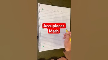 Accuplacer Math | algebra review ￼#accuplacer #collegeprep #collegeboard #placementtest #math