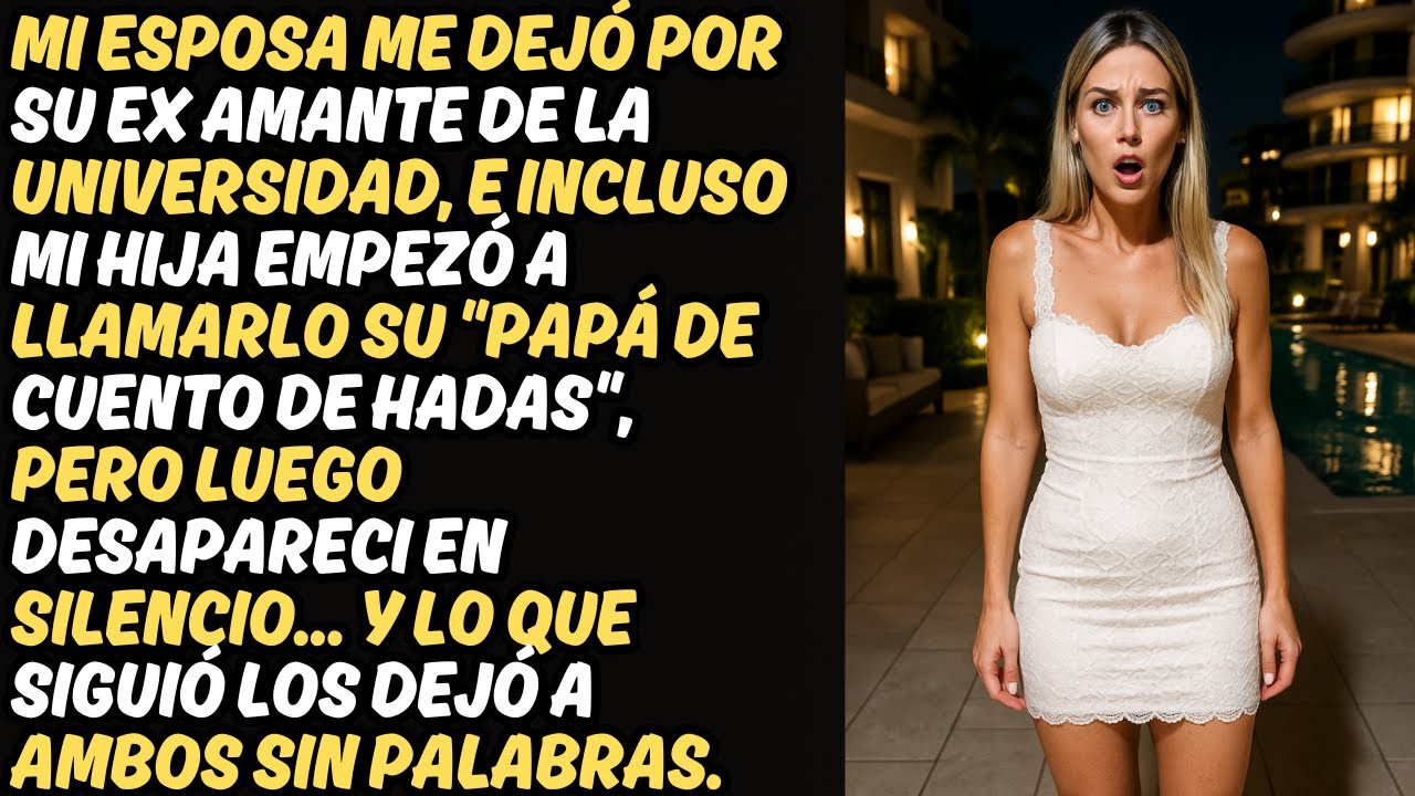 Mi esposa me dejó por su ex, y mi hija lo llamó su 'padre de cuento de hadas'
